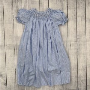 Rosalina Collection Smocked Gingham dress